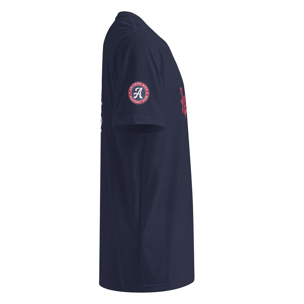 Thumbnail: Who's Your Ace? Under ArmourⓇ Athletic Light Quick Dry T-Shirt - Navy or White