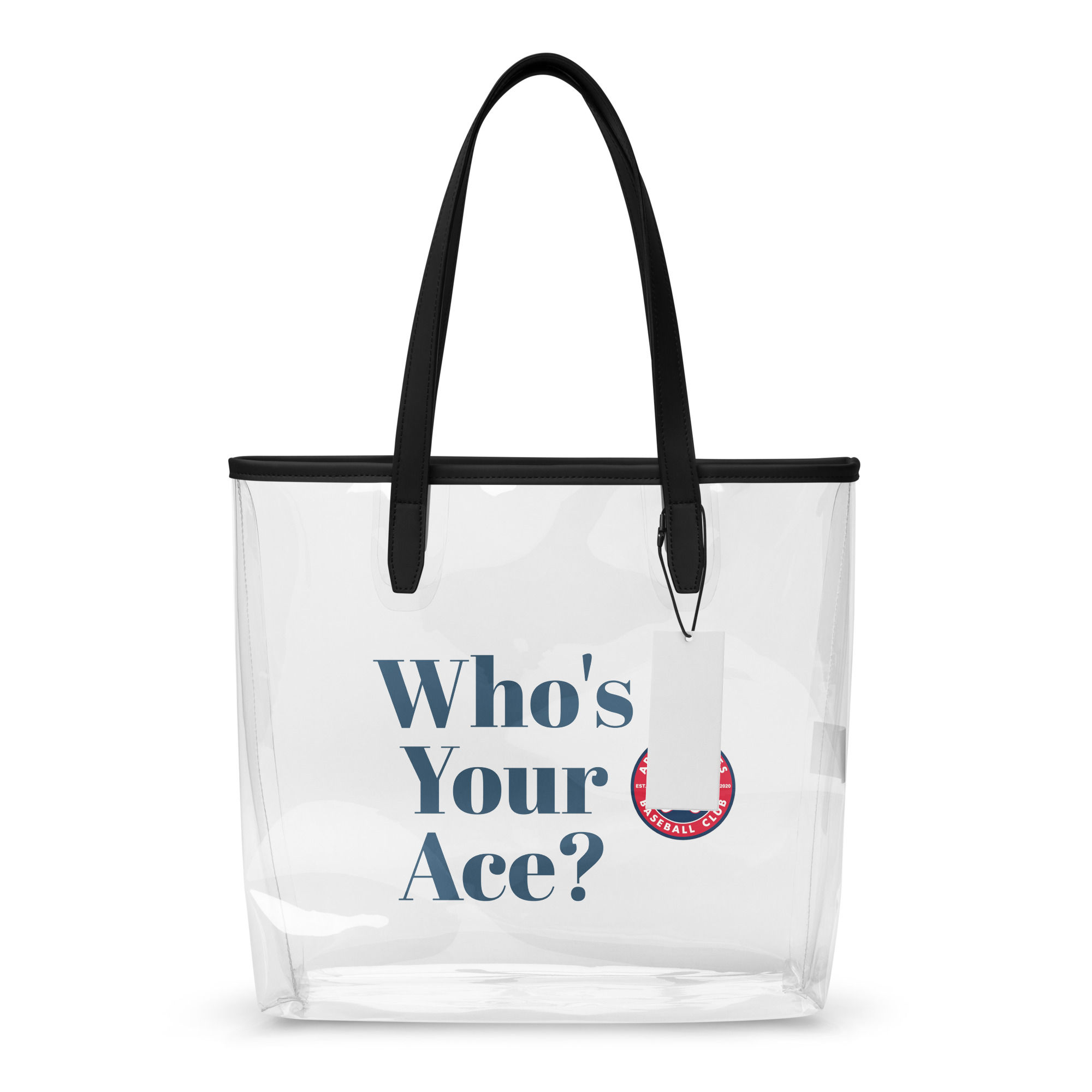 Who's Your Ace? Clear Tote Bag