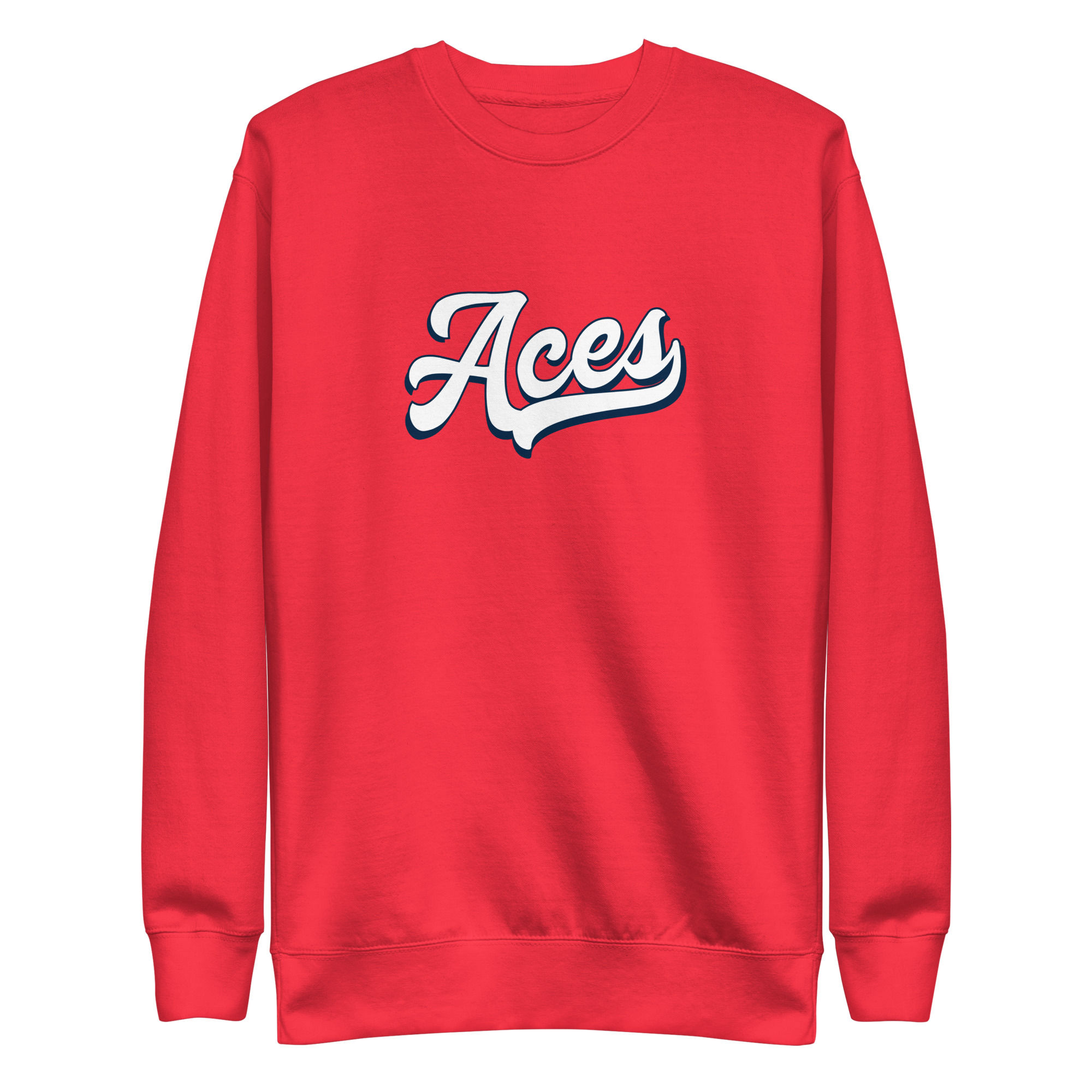 Aces Classic Crewneck - Red 