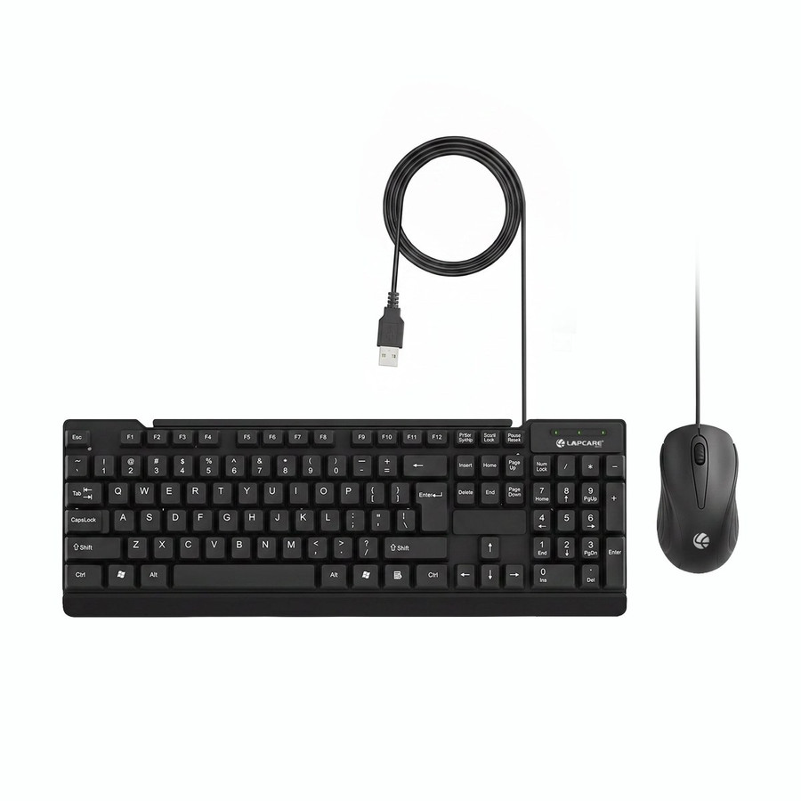 Lapcare E9 Wired Keyboard + Mouse Combo