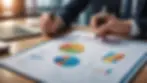 Illustration depicting predictive analysis in finance