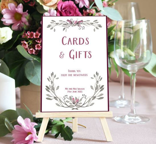 Thumbnail: Small Easel for Table Numbers, Menus, Signs & More