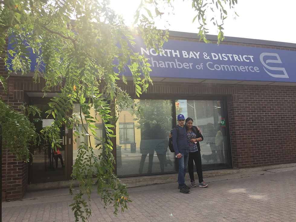 FL Translation Managers visit North Bay Chamber of Commerce in Ontario, Canada.