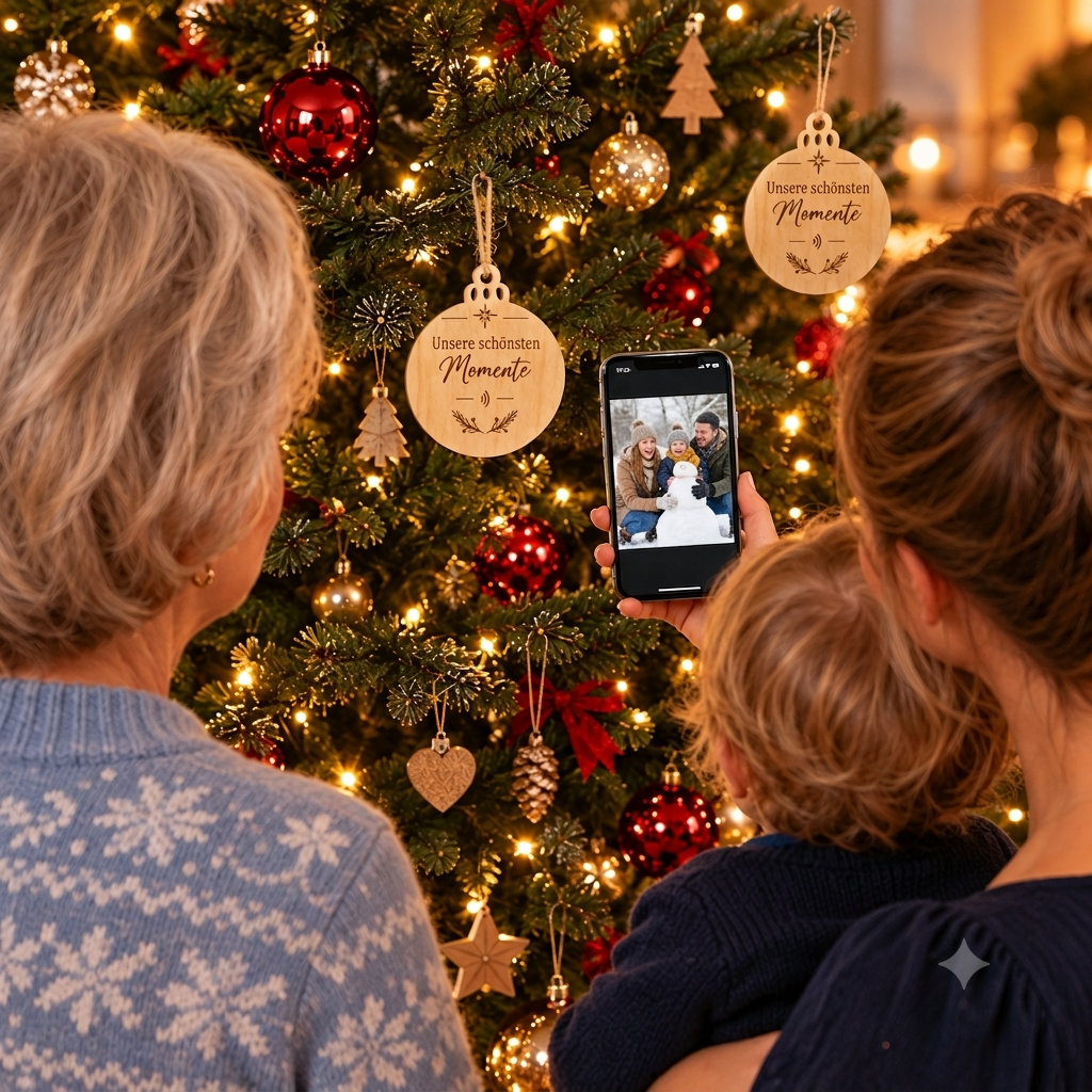 NFC Weihnachtsbaum-Anhänger