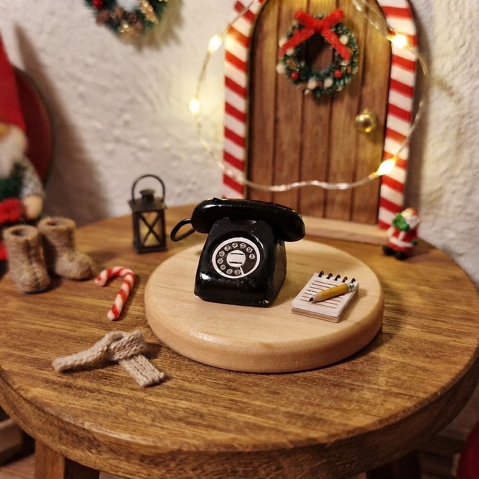 Wichteltelefon schwarz
