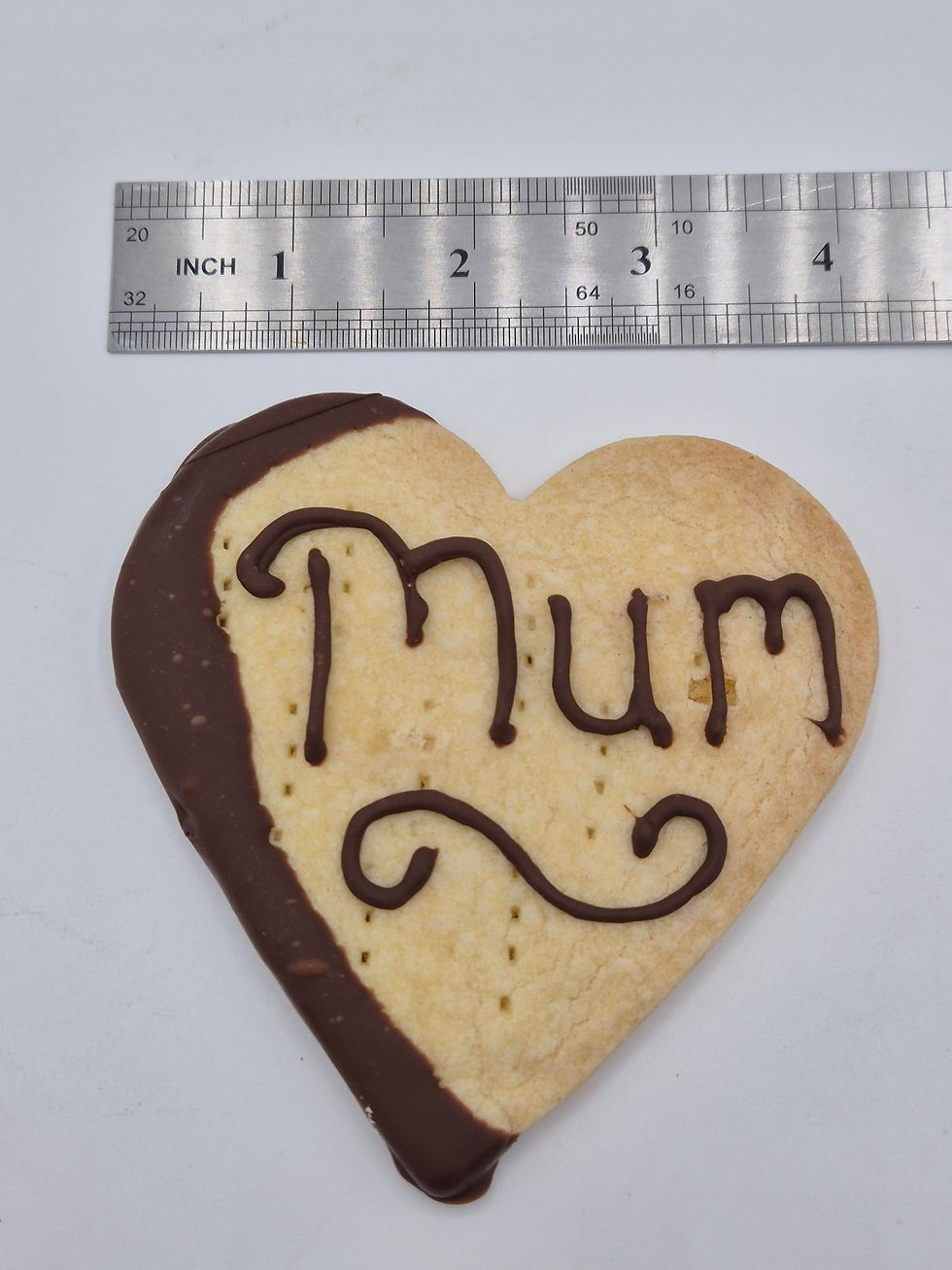 Thumbnail: Chocolate chip heart shaped biscuits