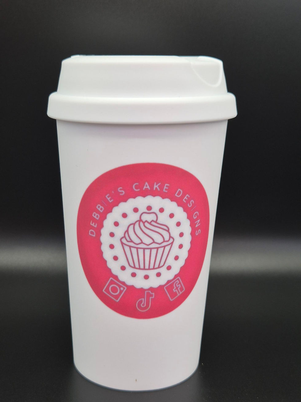Thumbnail: Travel mug-white lid