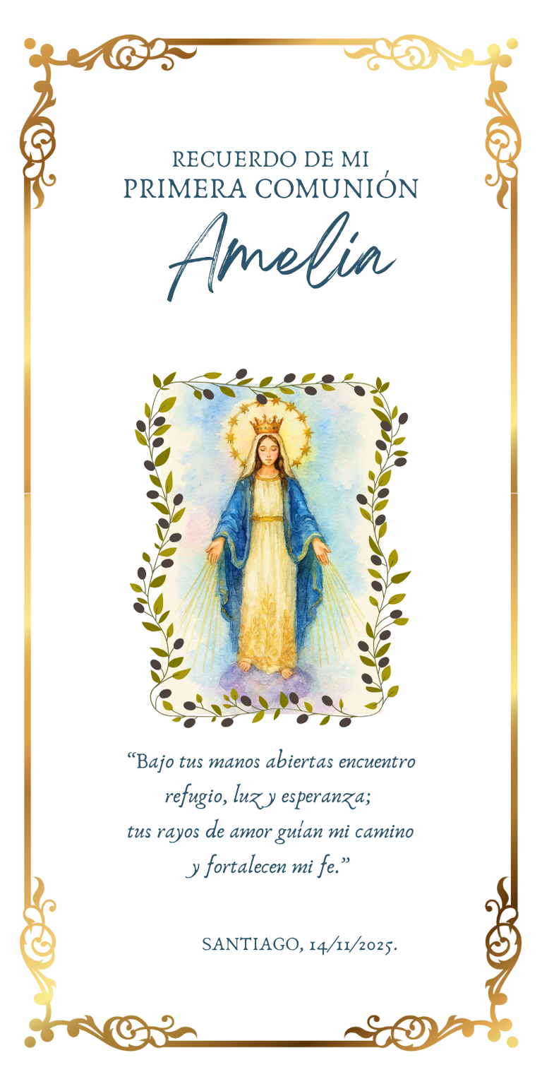 Miniatura: Santito Primera Comunión