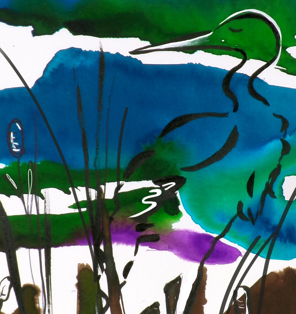 Thumbnail: Marsh Abstract #5, Print