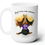 Thumbnail: Lotus Raised Prayer Arms Dark Skin Mug