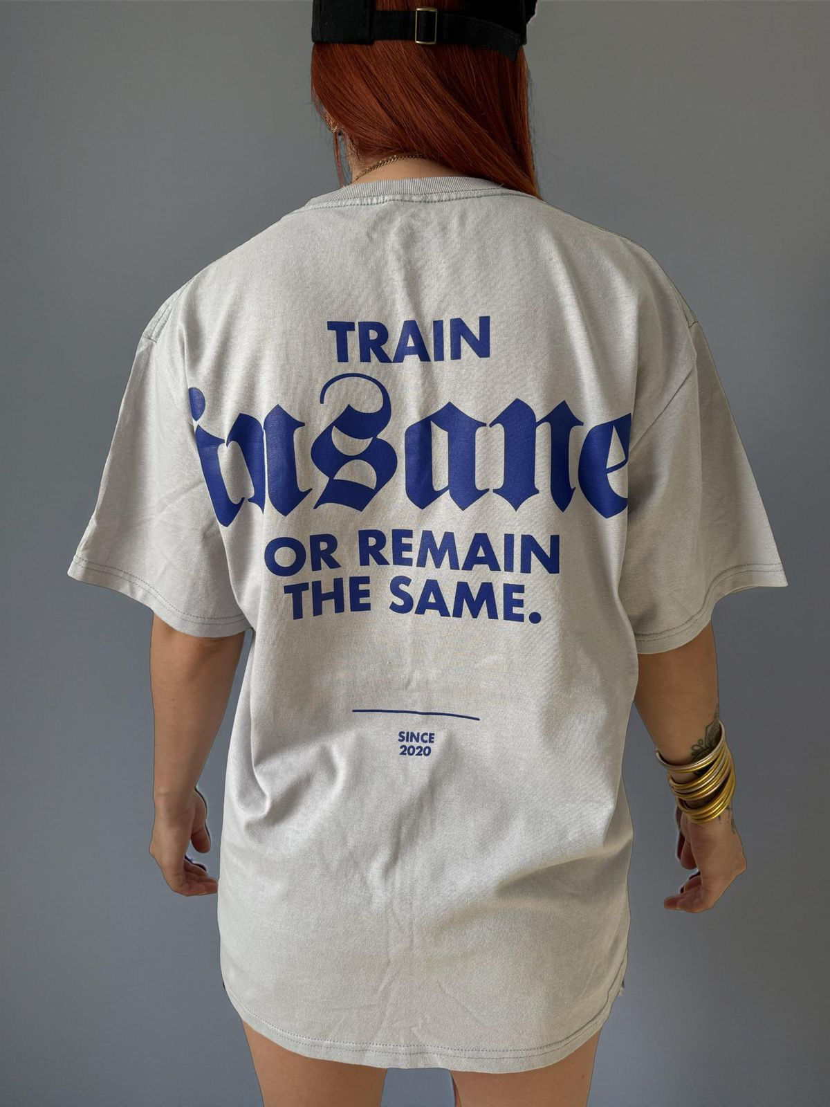 Oversized  Tee “Train Insane”