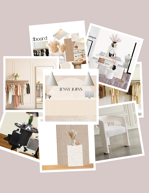 Retail Design Moodboard