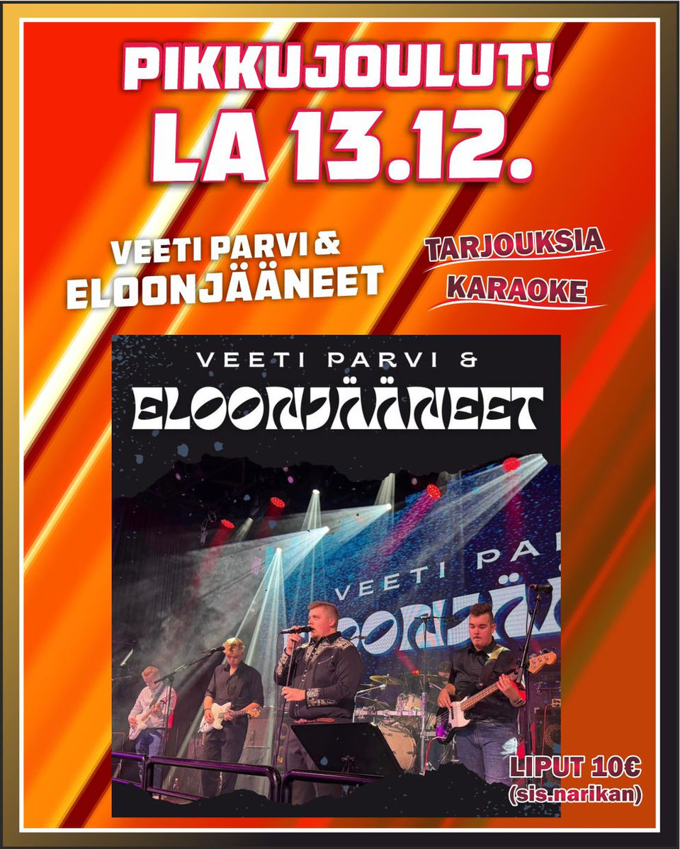 Pikkujoulut Ilmajoen Krouvissa 13.12.