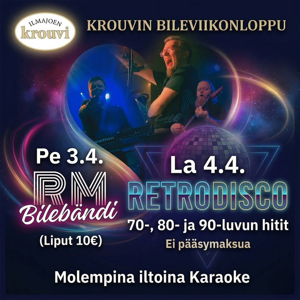 Ilmajoen Krouvin Bileviikonloppu Pääsiäinen 2026