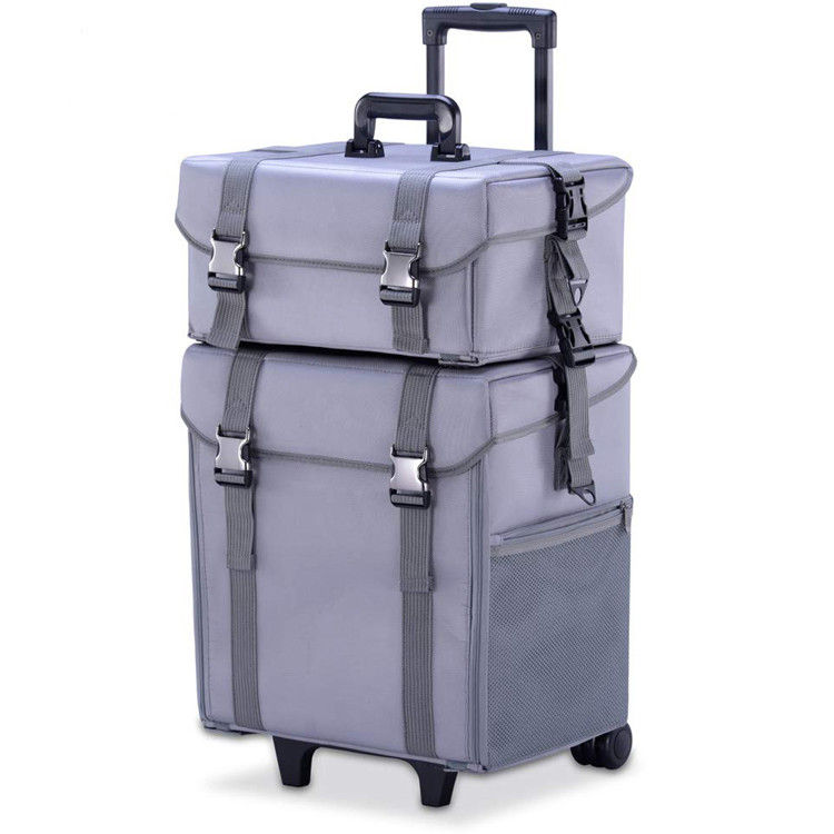 Thumbnail: 2 in 1 Makeup Storage Vanity trolley with drawers Model HZ-06 (Grey)