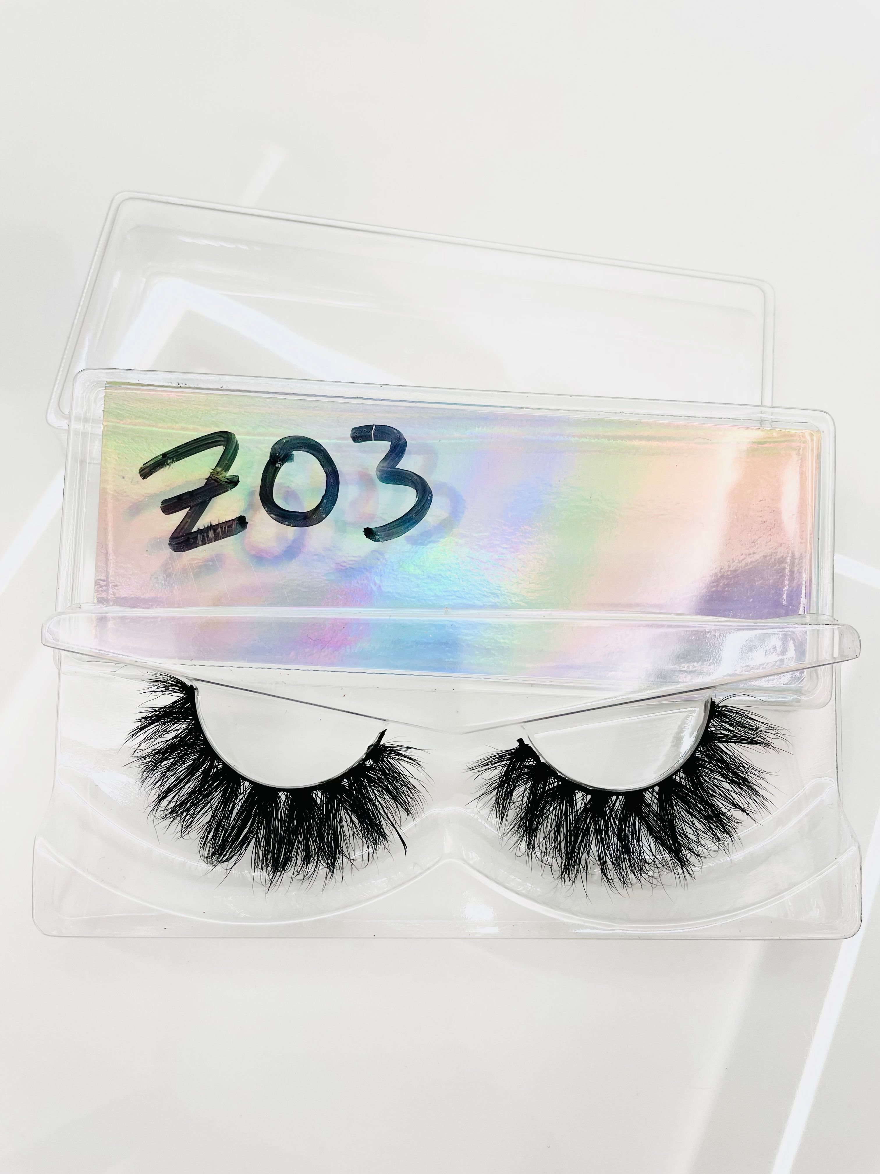 Real Mink Hair Eyelashes Z-03 (SAME STYLE 10 PAIRS)