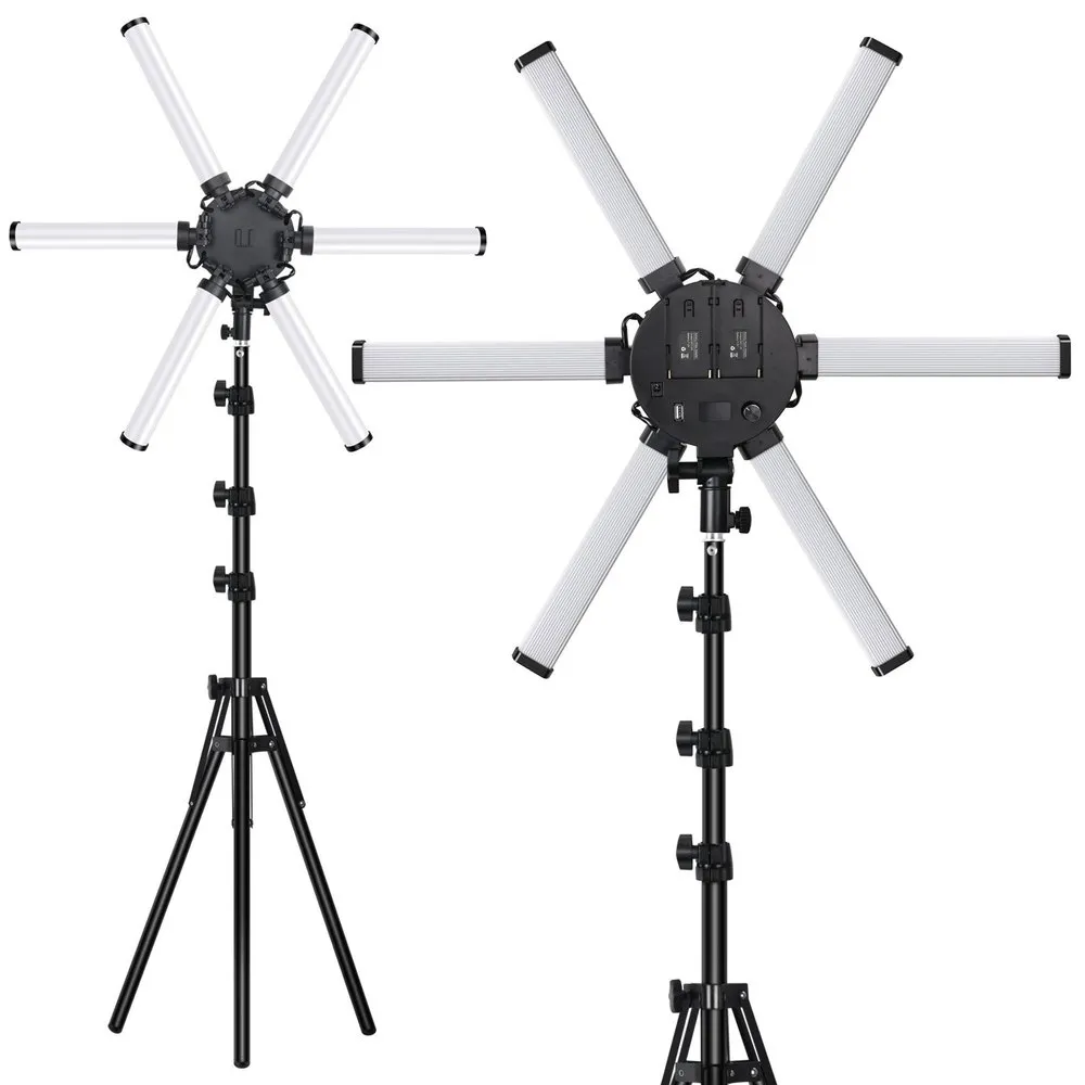 Multiple 6 arms star light for Makeup Artists