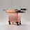 Thumbnail: Rose Gold Makeup Storage Vanity Trolley Bag with wheels Model 3599