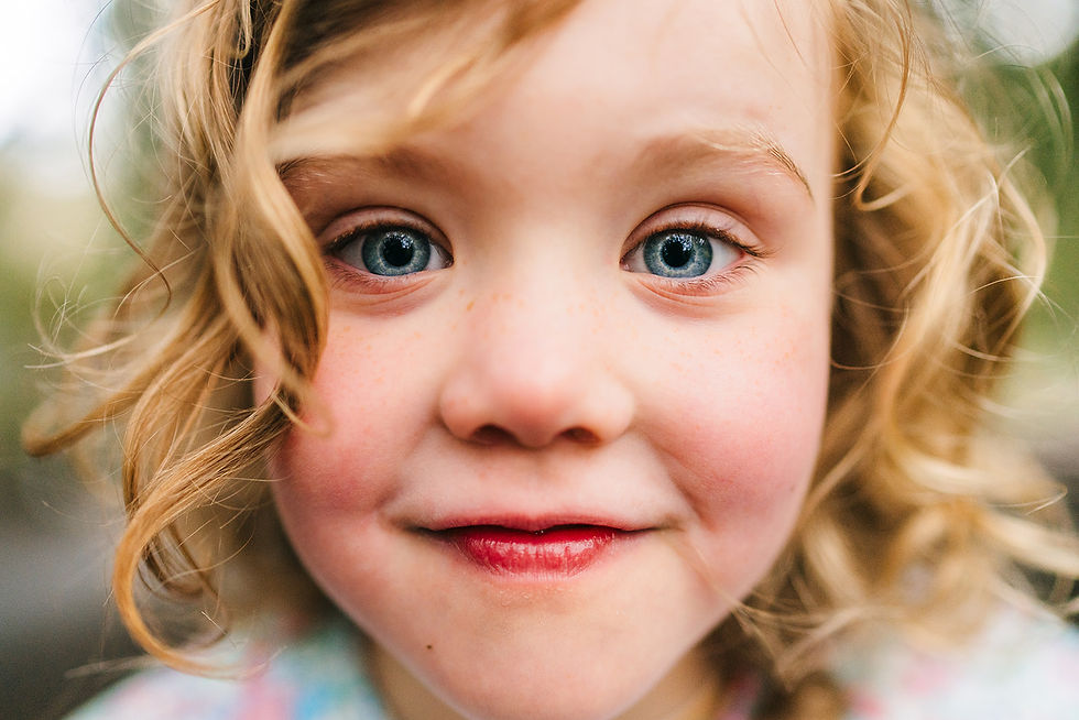 Cute kid portait in Dublin Ireland