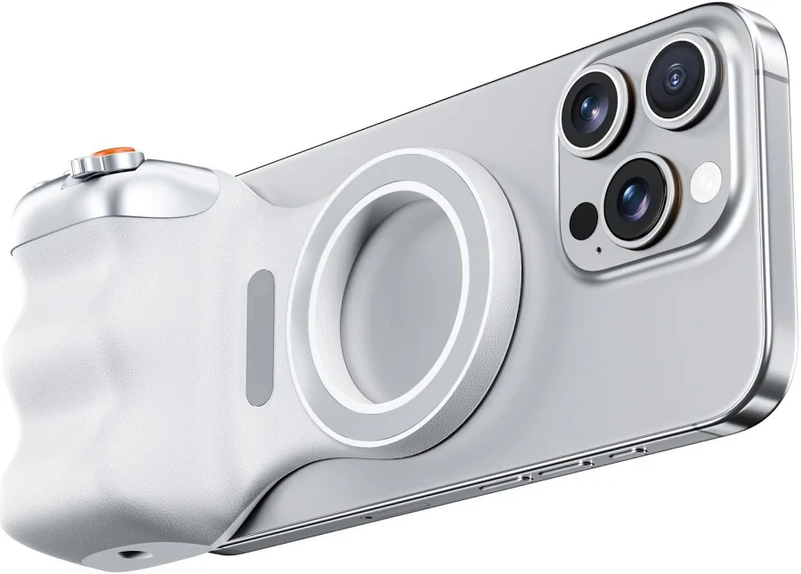 Thumbnail: Magnetic Phone Camera Grip with Remote Control