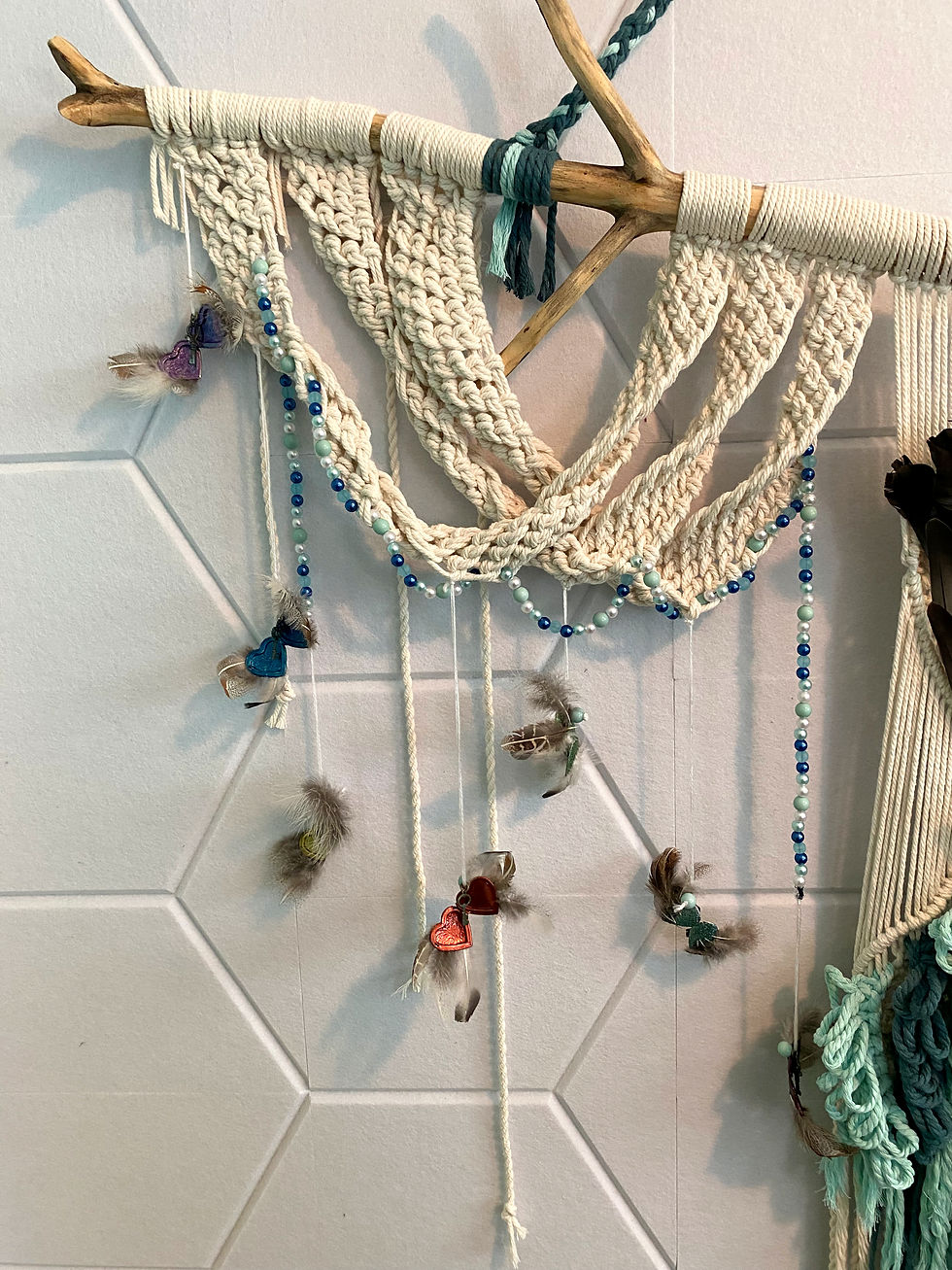 The flying heart chakras with keys inside