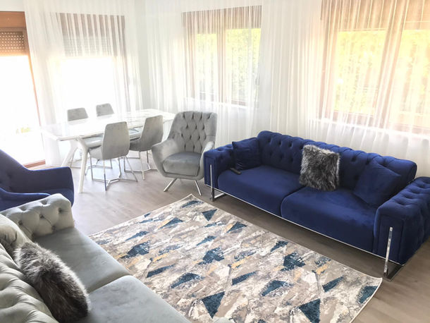 Kemer günlük kiralık dairenin oturma odası