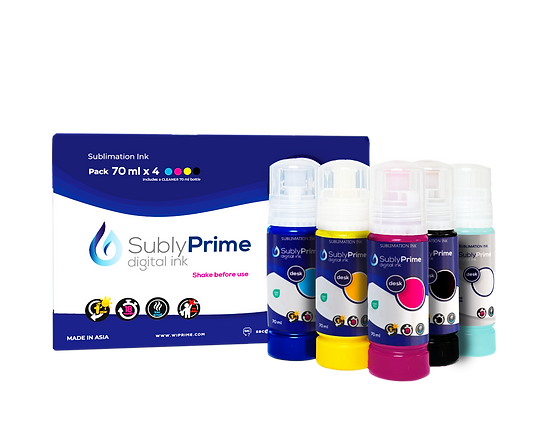 SUBLYPRIME DESK - 4 COLORS + 1 CLEANER - 70ML