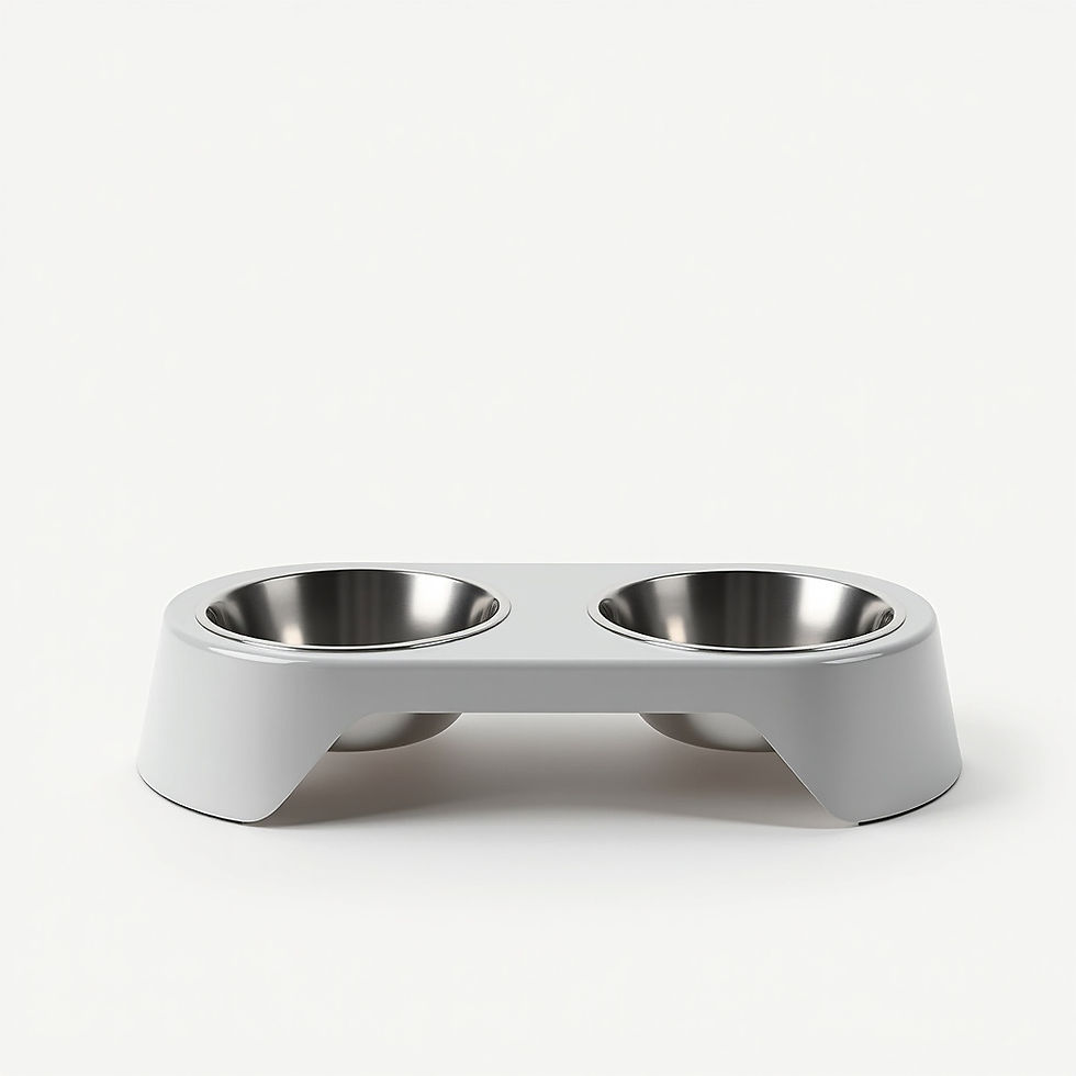 Comedouro Duplo Inox