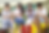 4 Chinese people sitting looking at their phones with a lot of shopping bags in front of them