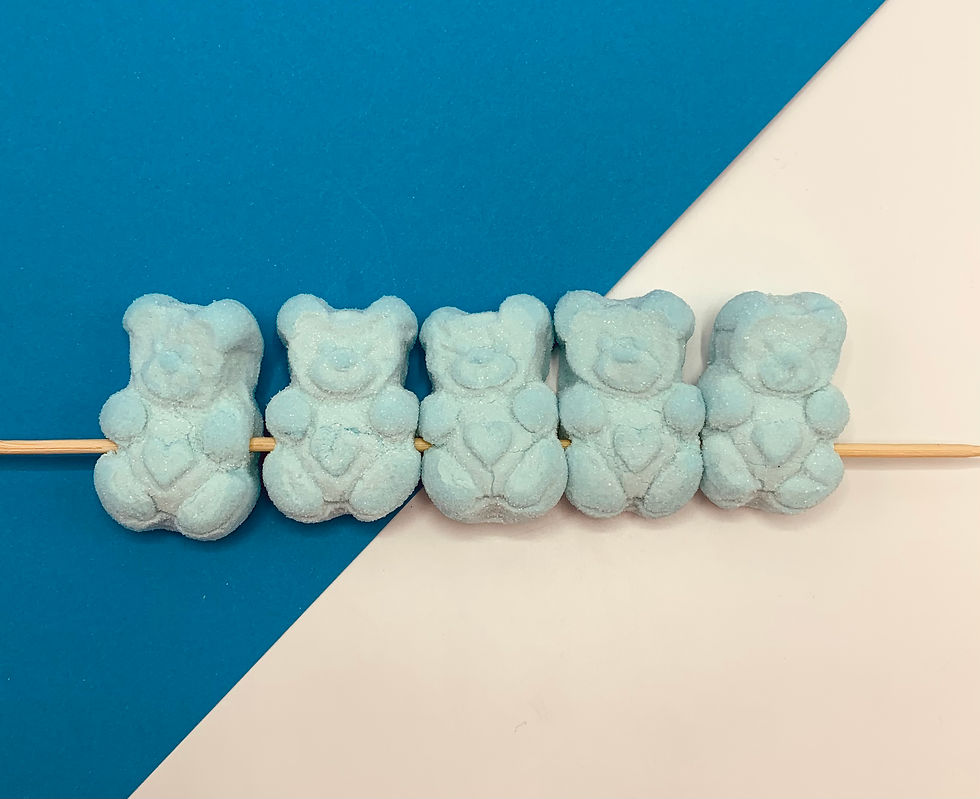 Thumbnail: Snoepbrochette beertjes blauw 🐻