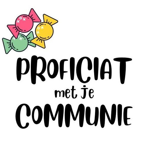 Thumbnail: Snoepdoosje 'Proficiat met je communie"