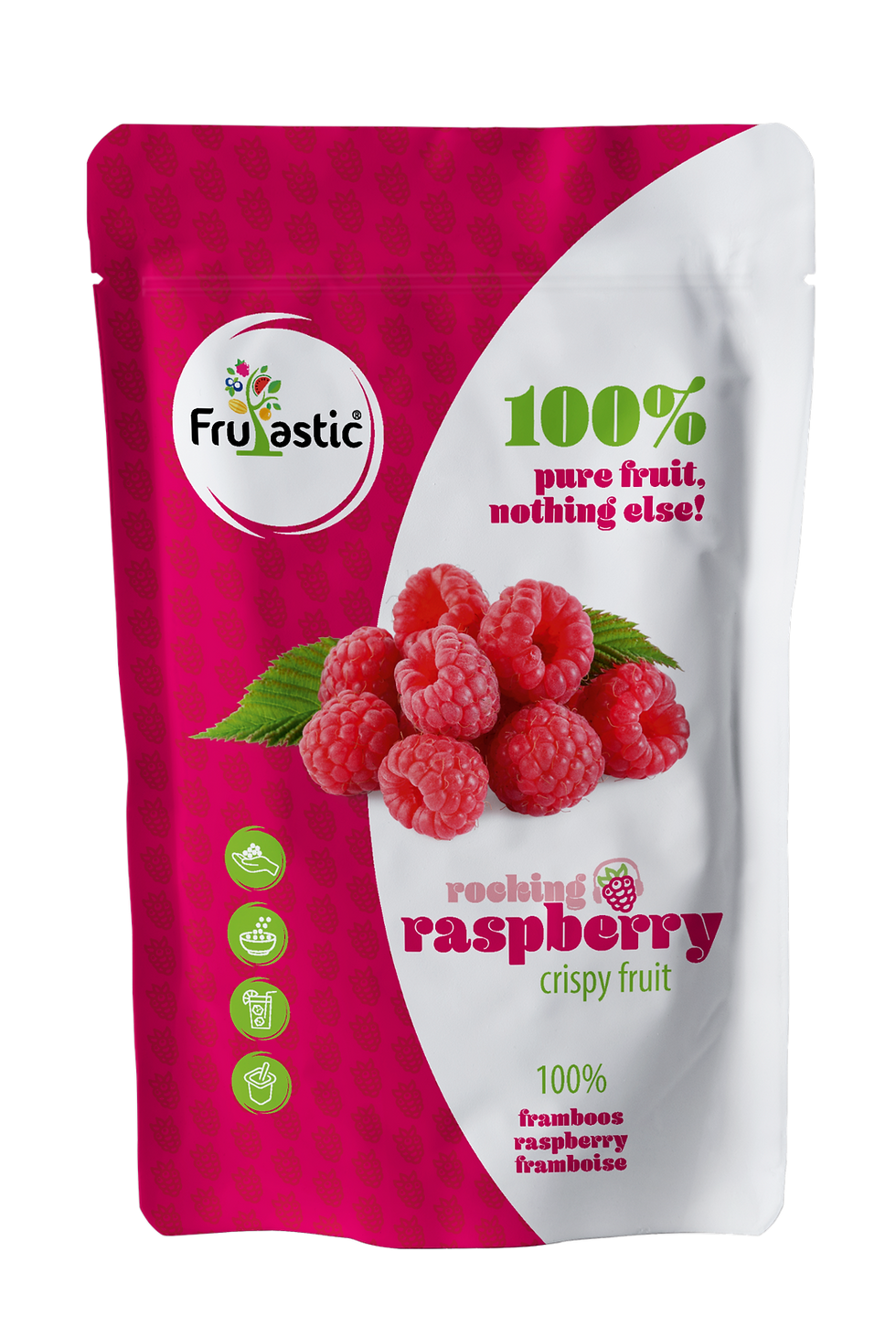 Gevriesdroogde frambozen 20g