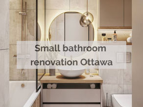 Small bathroom renovation Ottawa,