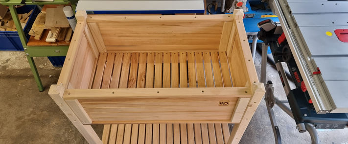 Hochbeet aus Kirschholz, DIY, Handmade