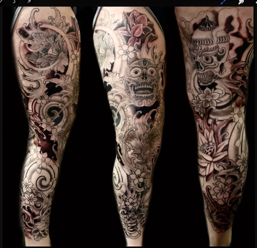 Amy Nicoletto's Black & Gray Tattoo's | Order of the Sacred Crow