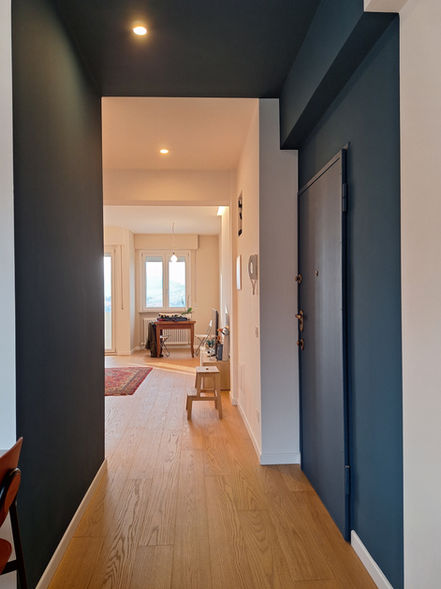 Casa Pierotti - Ristrutturazione interna privato - Ancona - Stato di progetto - Ingresso principale