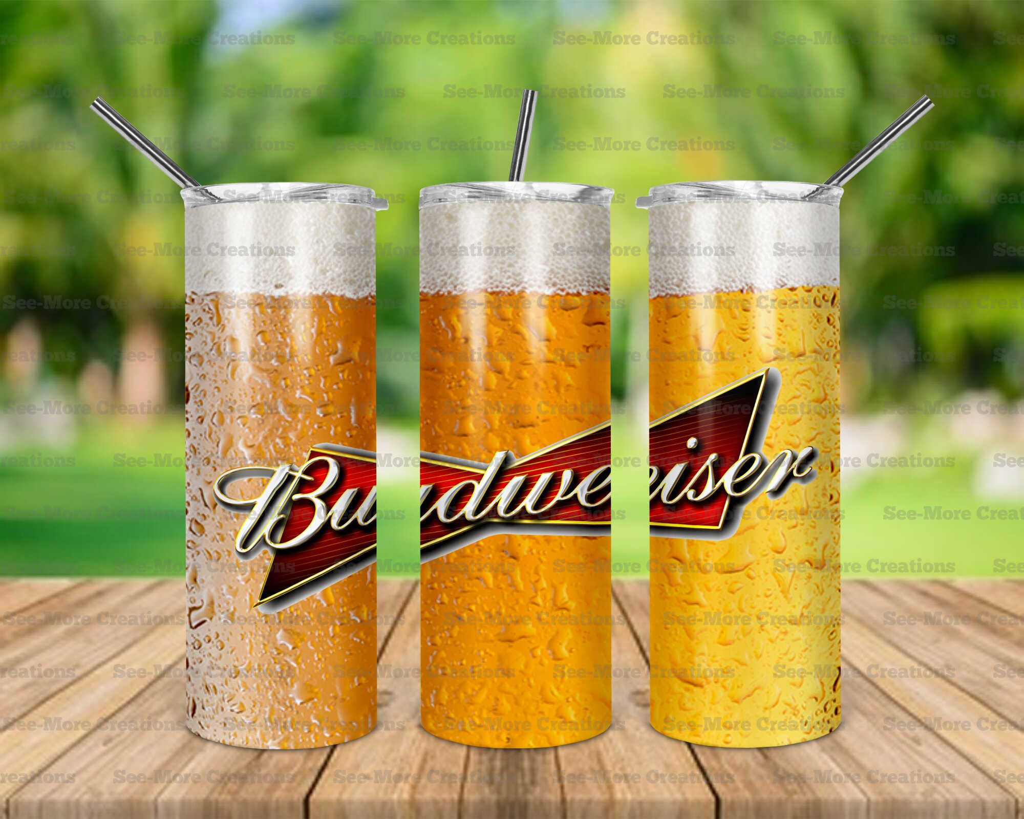 Budweiser #1 Skinny Tumbler