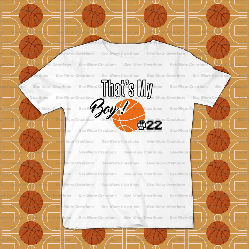 That's My Boy #2 Personalized Basketball Shirt