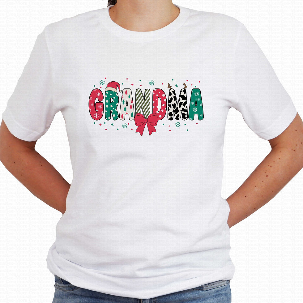 Grandma #1 Women's Christmas Shirt