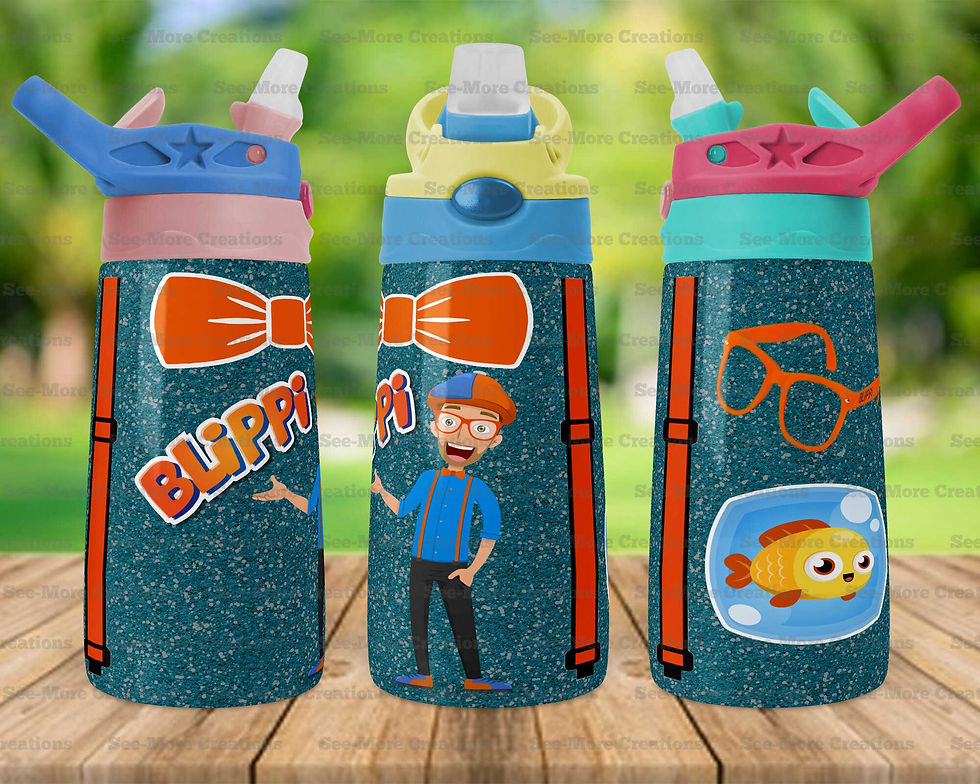 Miniature : Blippi #1 Skinny, Sippy & Kids Tumblers