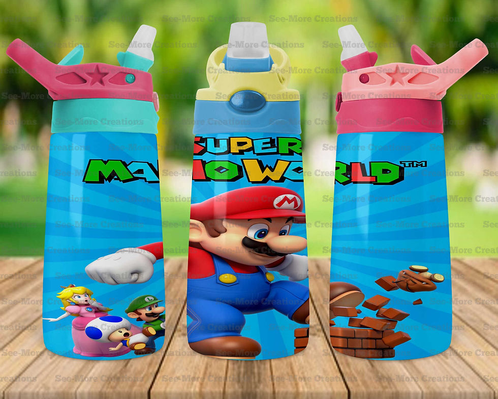 Thumbnail: Mario #19 Skinny, Sippy & Kids Tumblers