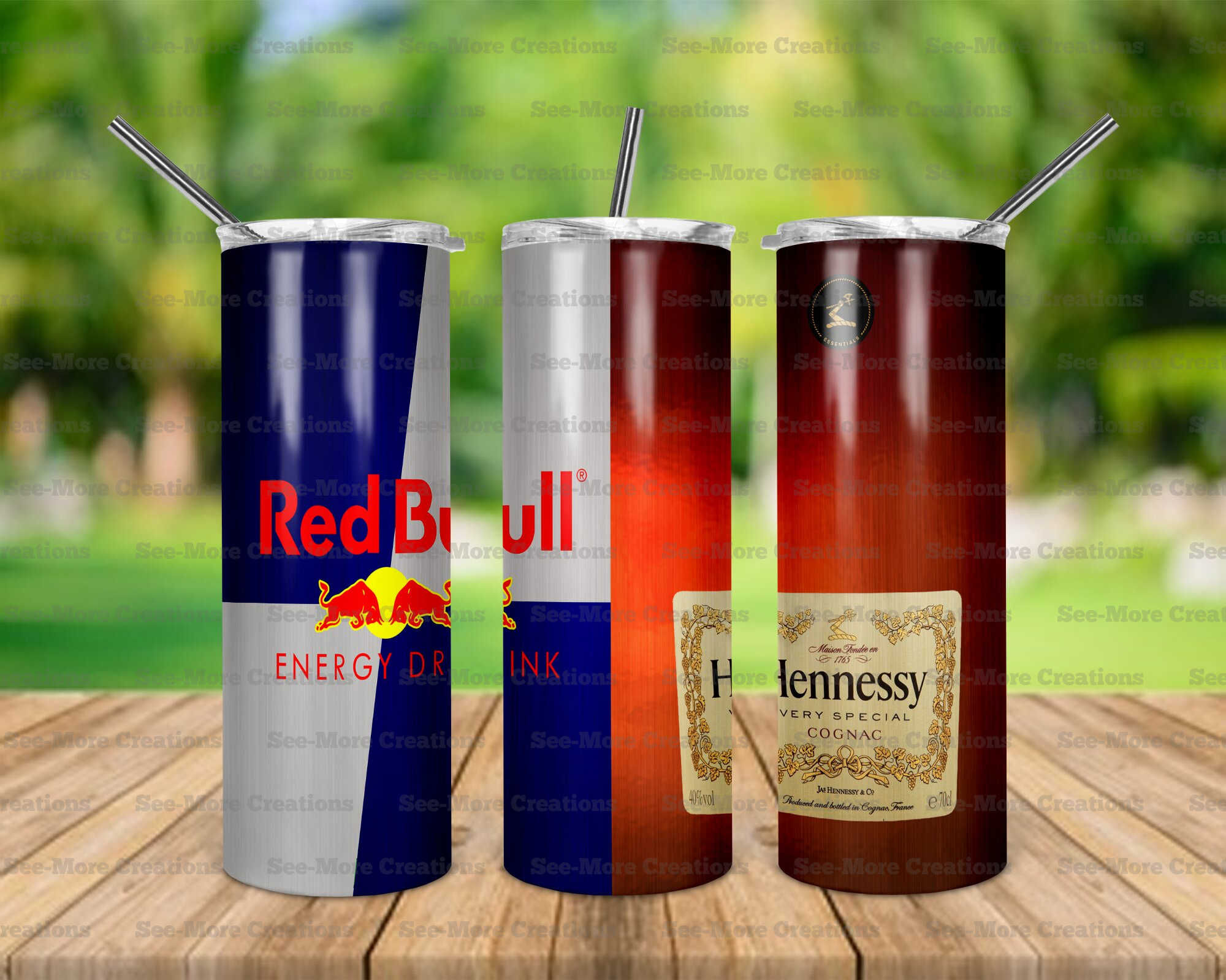 Red Bull & Hennessy #1 Skinny Tumbler