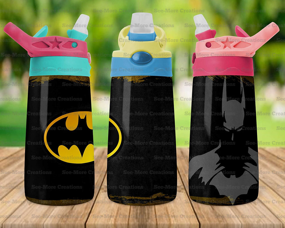 Hình thu nhỏ: Batman #5 Skinny, Sippy & Kids Tumblers