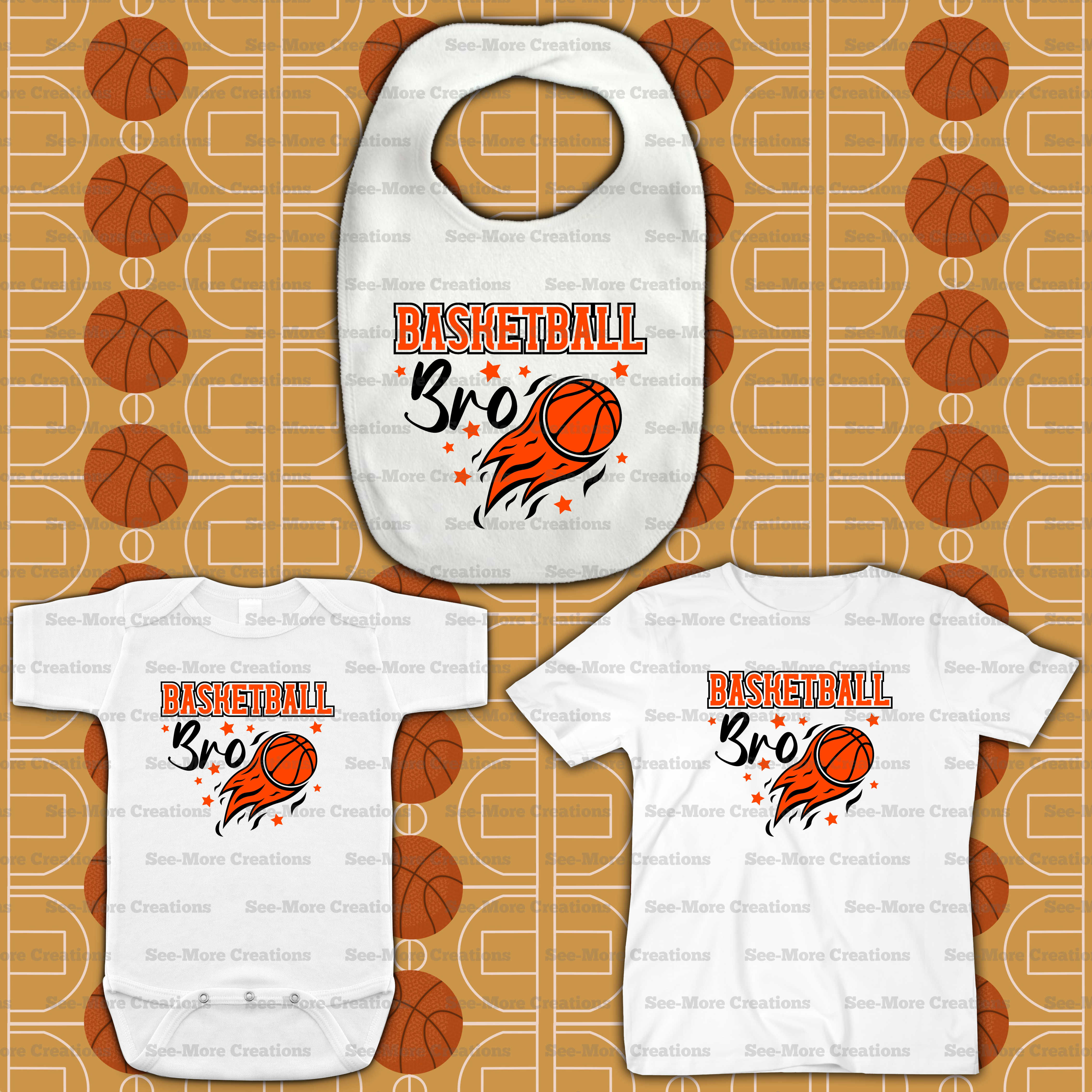 Basketball Bro #1 Bib, Jumper & Shirt