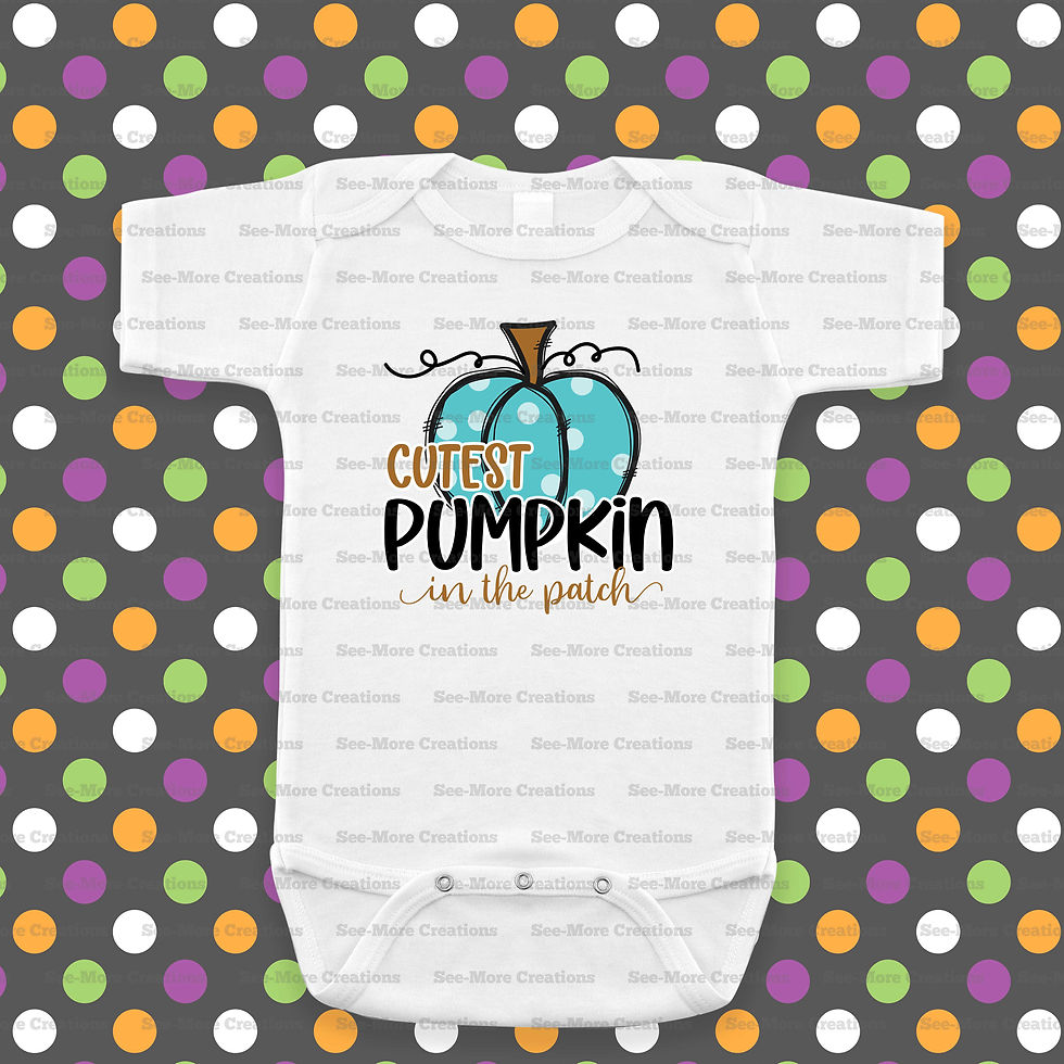 Thumbnail: Cutest Pumpkin In The Patch #2 Halloween Bib, Jumper & Shirt