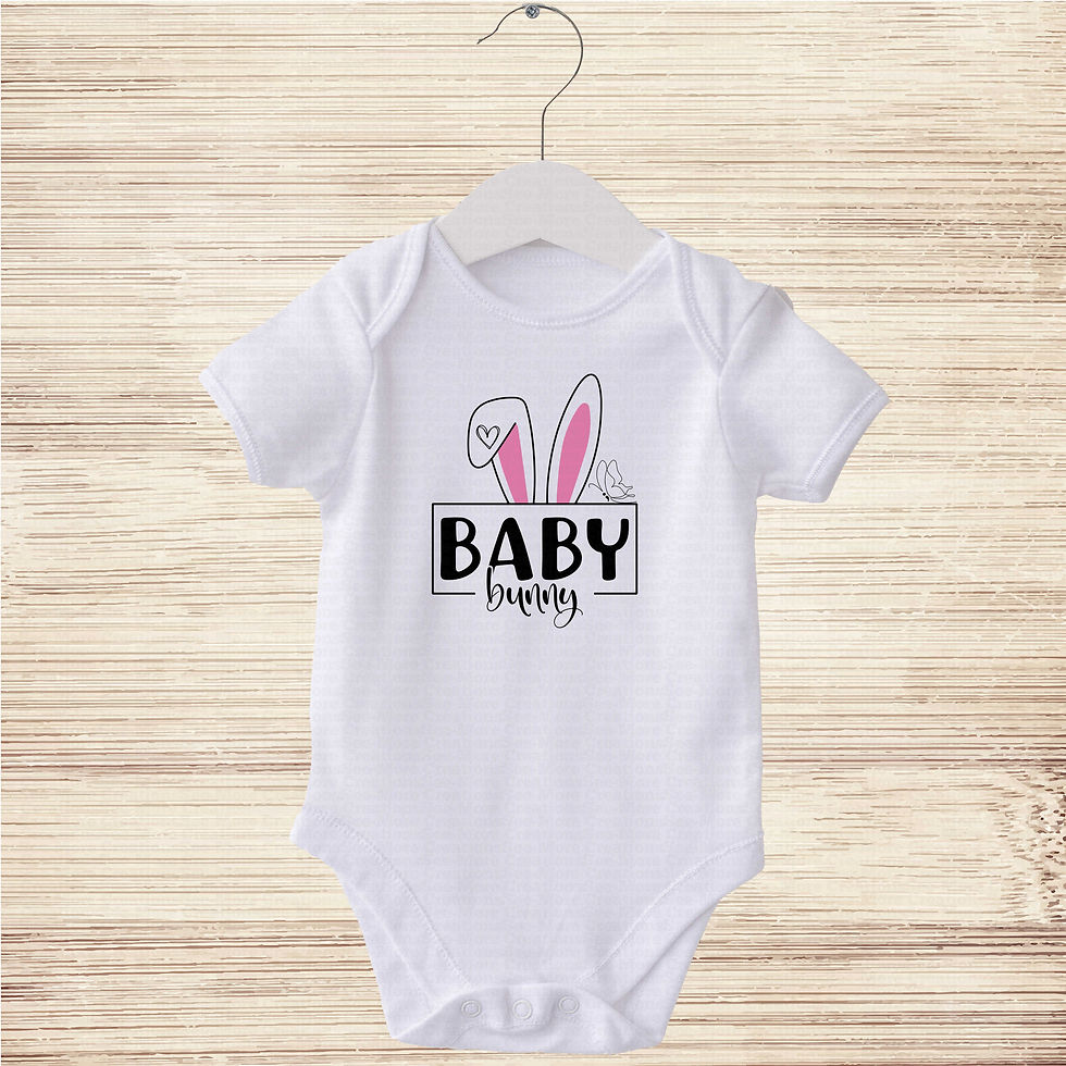 Μικρογραφία: Baby Bunny #6 Boys Or Girls Easter Bodysuit
