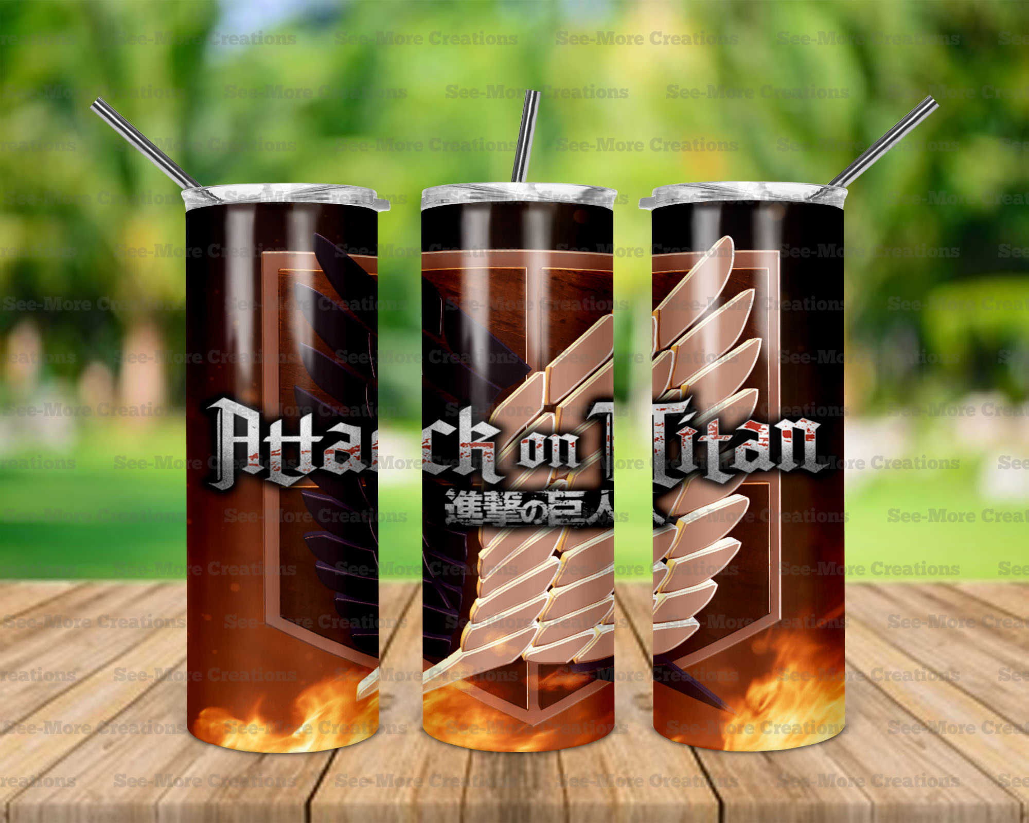 Attack On Titan #19 Skinny Tumbler