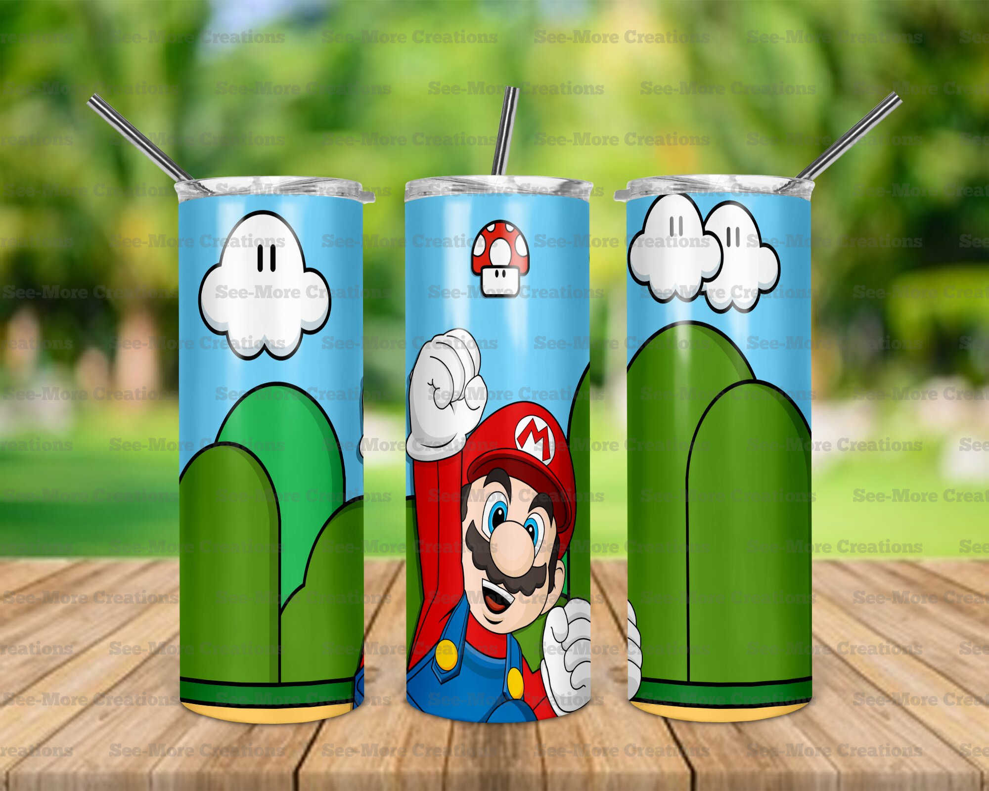 Mario #2 Skinny, Sippy & Kids Tumblers