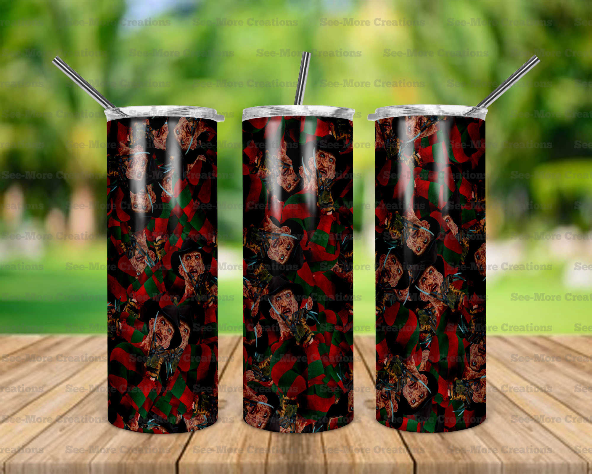 Freddy Krugger #34 Skinny & Kids Tumblers