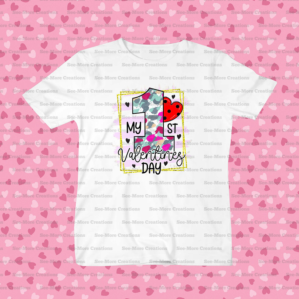 Thumbnail: First Valentine's Day #2 Bib, Jumper & Toddler Shirt
